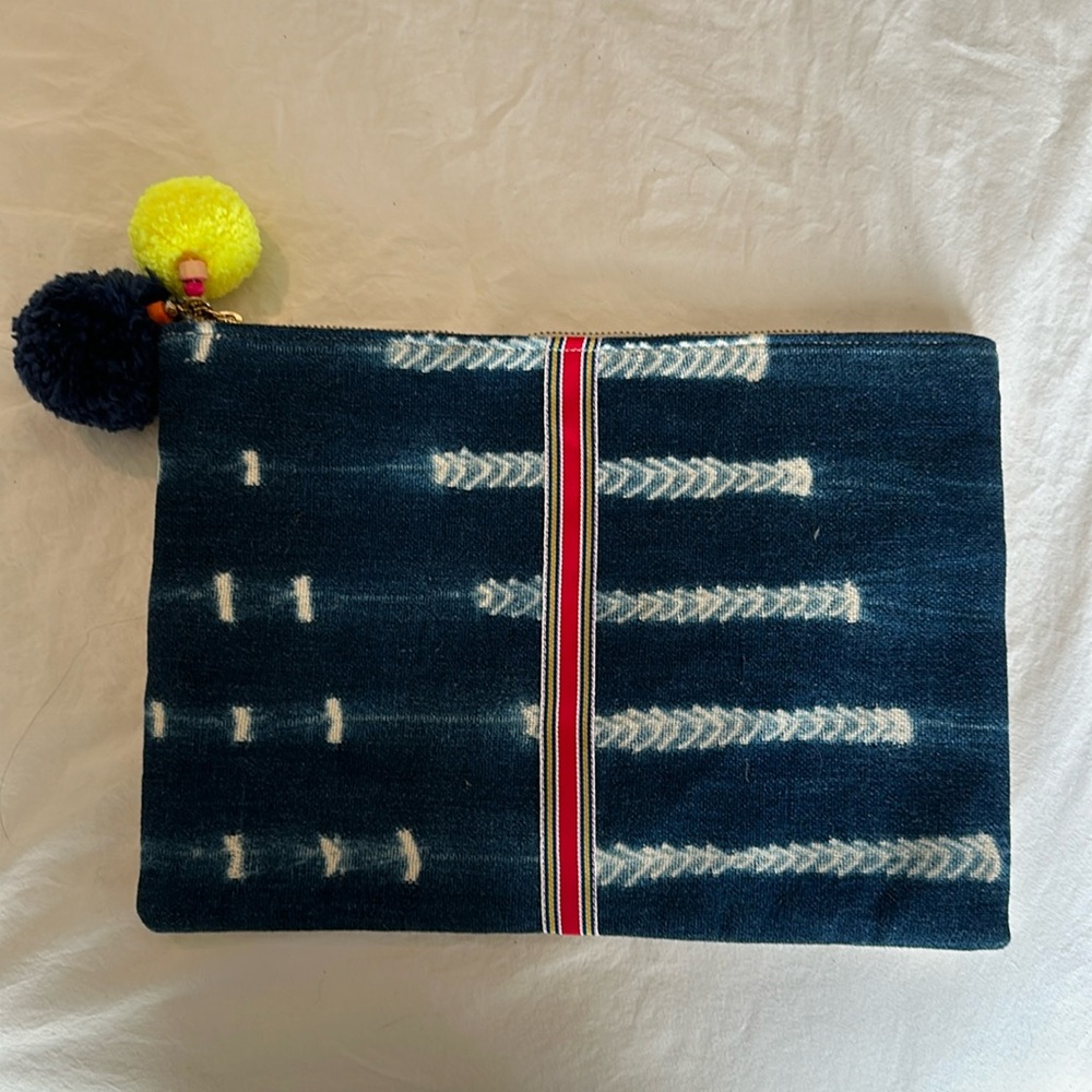 Cult Gaia mudcloth pouch